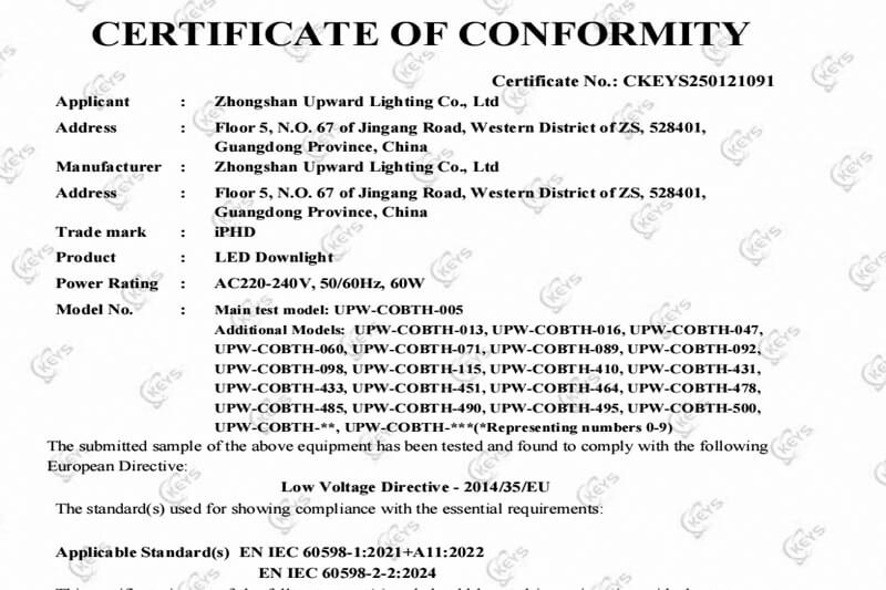 CE Certification