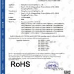 LED Downlight RoHS certificate