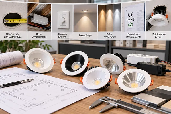 Selecting an LED downlight brand by application Best LED downlight brand depends on ceiling cutout driver and project requirements