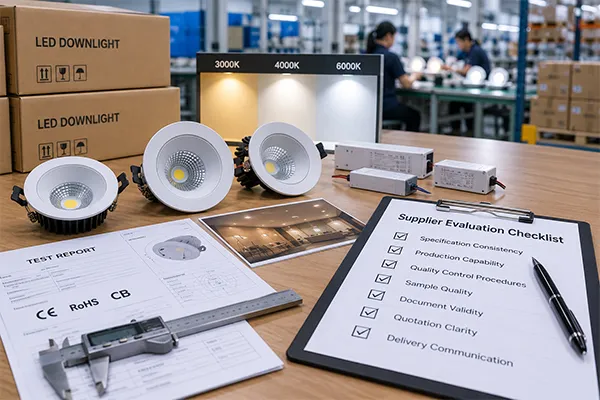 LED wholesale supply quality control checklist LED wholesale supply quality control checklist for lighting procurement teams