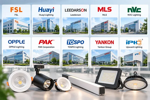 China LED lighting manufacturer shortlist for international importers distributors and project buyers