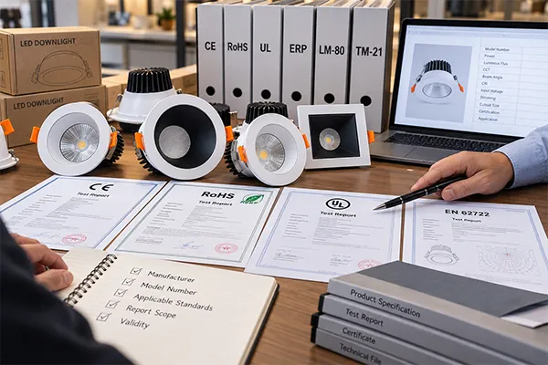 Best brand for downlights with verified product compliance documentation