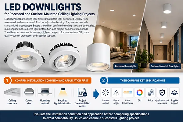 What Are LED downlights?