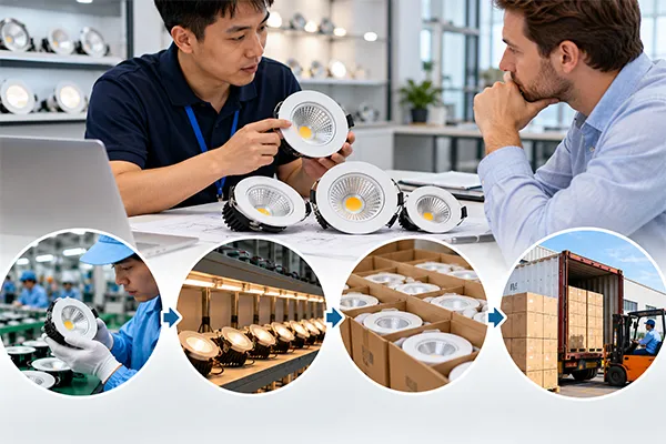 How to verify a reliable LED downlight manufacturer in China