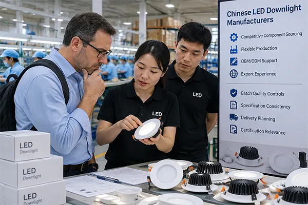 Why Importers Prefer Chinese LED Downlight Manufacturers: Explained