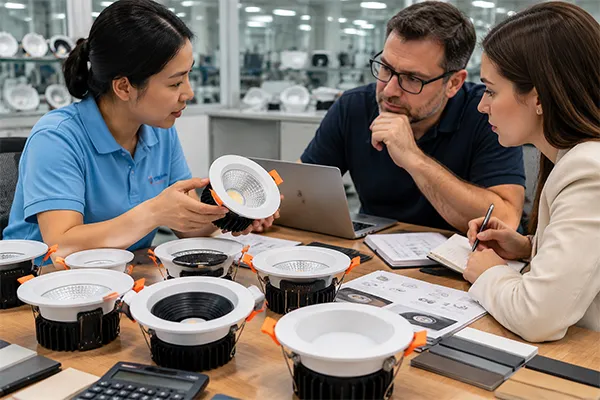 Factory-direct LED downlights quotation and total sourcing cost comparison