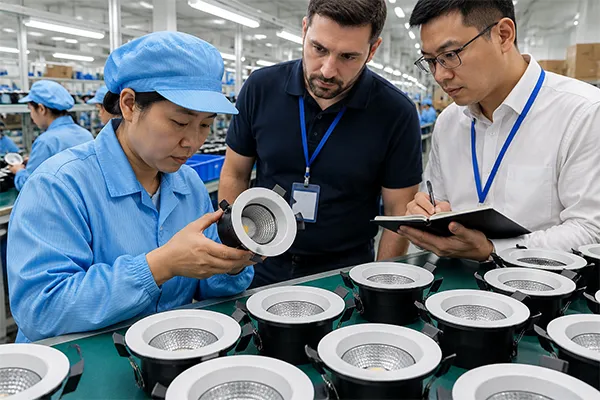 Why LED Downlight Factory Audits Matter for International Buyers