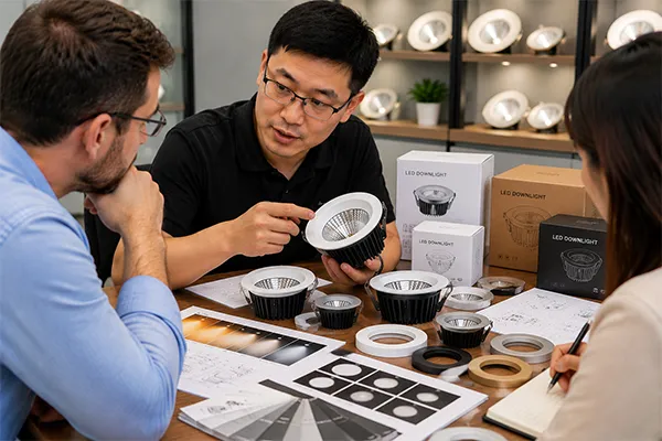 LED downlight manufacturer offering OEM ODM customization and custom packaging