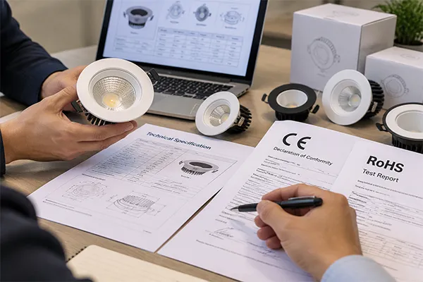 How to Select LED Downlight Suppliers for European Markets