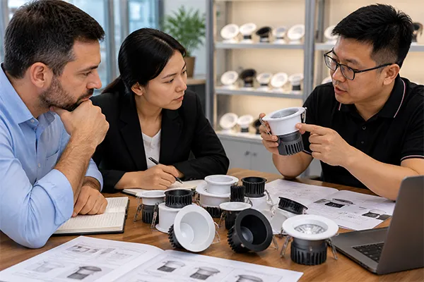 LED downlight manufacturer evaluation checklist for procurement teams